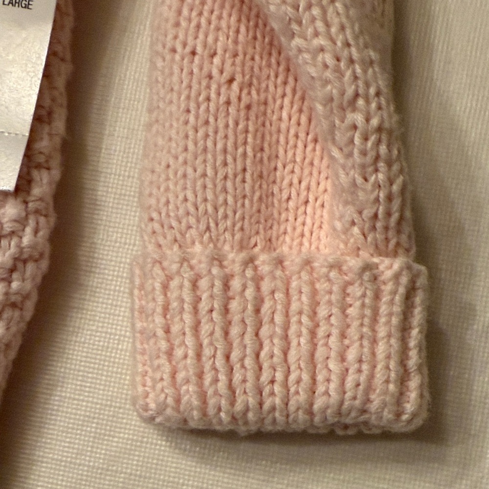 NWT Ralph Lauren Pink Knit Cardigan, long sleeve Bodysuit, corduroy pants Set - Picture 7 of 11